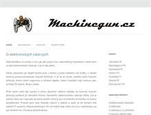 Tablet Screenshot of machinegun.cz