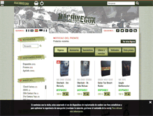 Tablet Screenshot of machinegun.es